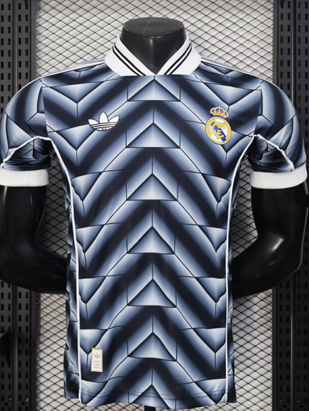 25-26 RMA Black Blue Special Edition Player Version Training Shirts