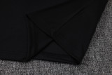 25-26 PSG Black Tank top and shorts suit #D25239
