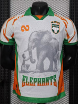 25-26 Ivory Coast White Special Edition Player Version Soccer Jersey