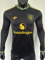 25-26 Man Utd Third Long Sleeve Player Version Soccer Jersey (长袖球员)