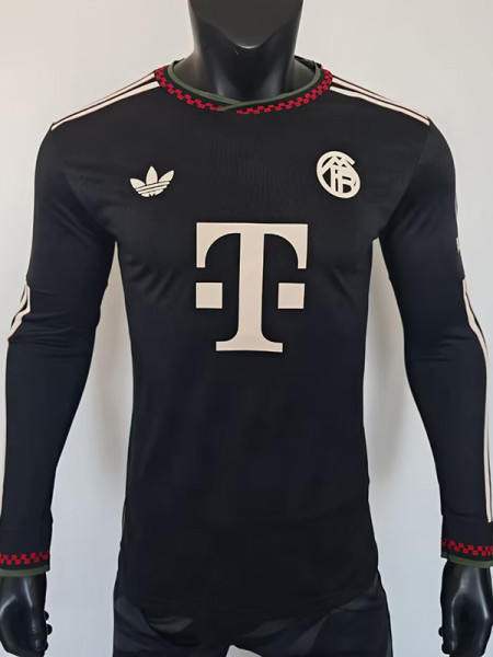 25-26 Bayern Third Long Sleeve Player Version Soccer Jersey (长袖球员)