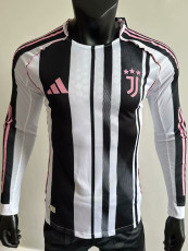 25-26 JUV Home Long Sleeve Player Version Soccer Jersey (长袖球员)
