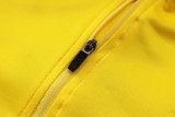 25-26 Brazil Yellow Half Pull Tracksuit #B25134(半拉链)