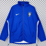 1998 Brazil Blue Retro Windbreaker