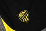 25-26 Ittihad Black Tank top and shorts suit #D25248
