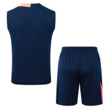 25-26 BAR Royal blue Tank top and shorts suit #D25258