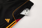 25-26 Roma Black Hoodie Tracksuit (卫衣套装)