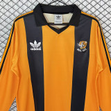1981-1982 Hull City Home  Long Sleeve Retro Soccer Jersey (长袖)