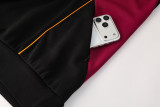 25-26 Roma Black Hoodie Tracksuit (卫衣套装)