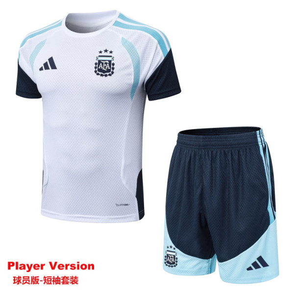 26-27 Argentina White Player Version Training Short Suit (球员短套装)#D2603