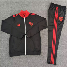 25-26 Sevilla Black Jacket Tracksuit