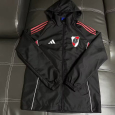 26-27 River Plate Black Windbreaker