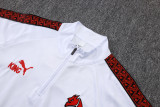 25-26 ACM White Half Pull Tracksuit #B25145(半拉链)