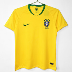 2018 Brazil Home Retro Soccer Jersey