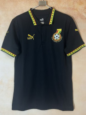 25-26 Ghana Black Polo Short Sleeve