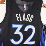 25-26 Dallas Mavericks FLAGG #32 Black City Edition Top Quality Hot Pressing NBA Jersey(V领)