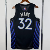 25-26 Dallas Mavericks FLAGG #32 Black City Edition Top Quality Hot Pressing NBA Jersey(V领)