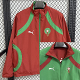 25-26 Morocco Red & Green Double Sided Windbreaker (双面风衣)