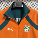 25-26 Ivory Coast Orange & Green Double Sided Windbreaker (双面风衣)