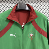 25-26 Morocco Red & Green Double Sided Windbreaker (双面风衣)