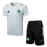 25-26 Al-Ahli Saudi Light green Training Short Suit #D25265