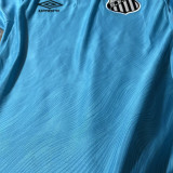 25-26 Santos FC Third Prints Sponsor Fans Soccer Jersey