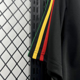 26-27 Jamaica Black Training shirts (圆领)