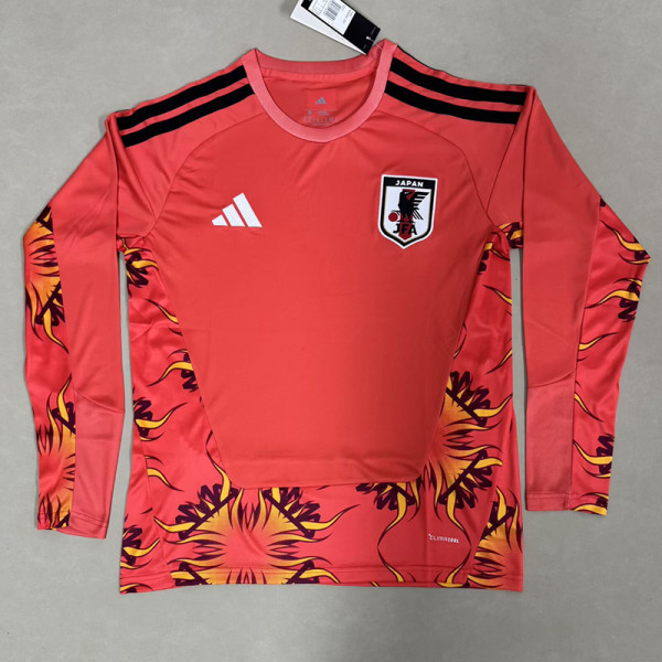 26-27 Japan Red Goalkeeper Long Sleeve Soccer Jersey (长袖)