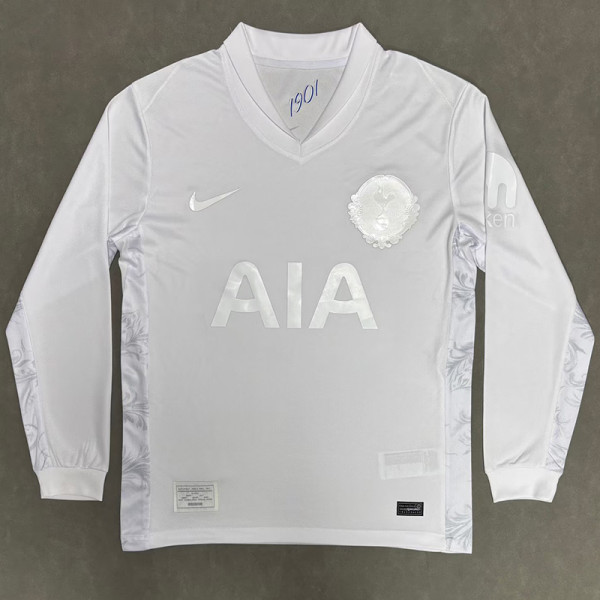 25-26 TOT White Special Edition Long Sleeve Soccer Jersey (长袖)