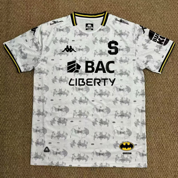 25-26 Deportivo Saprissa Batman White Fans Soccer Jersey (蝙蝠侠)