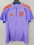 26-27 Universidad De Chile Purple Polo Short Sleeve (有领)