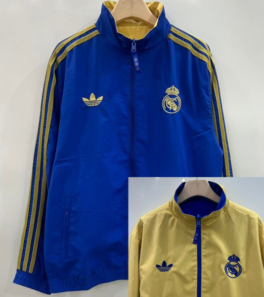 25-26 RMA Blue & Yellow Double Sided Windbreaker (双面风衣)