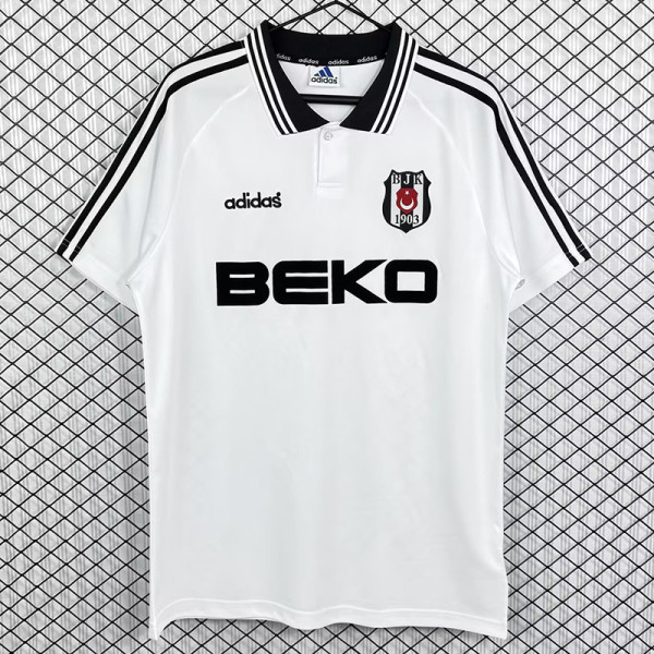 1996-1997 Besiktas Away Retro Soccer Jersey