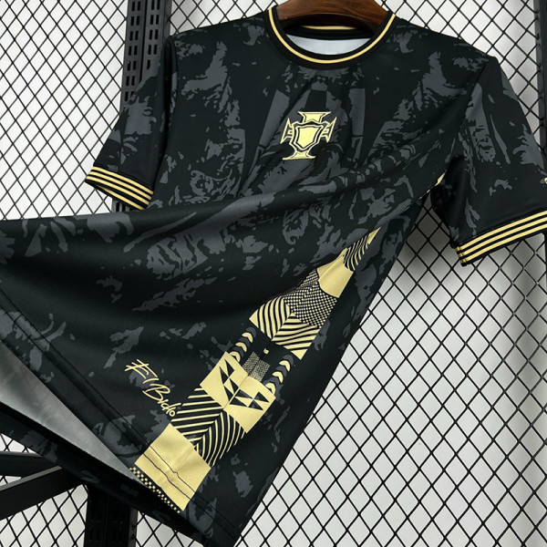 25-26 Portugal Black Gold Special Edition Training shirts