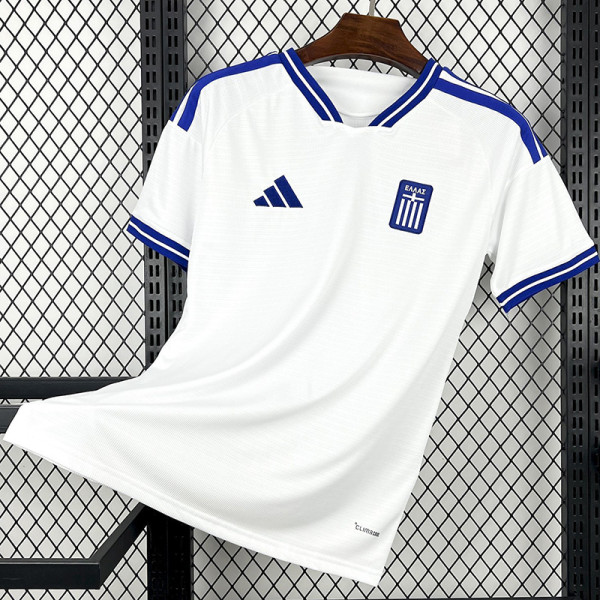 26-27 Greece Home Fans Soccer Jersey
