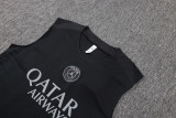 25-26 PSG Jordan Black Tank top and shorts suit #D25278