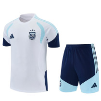 26-27 Argentina White Training Short Suit