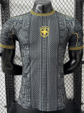 25-26 Brazil Black Gold Special Edition Player Version Soccer Jersey