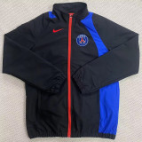 25-26 PSG Black Windbreaker