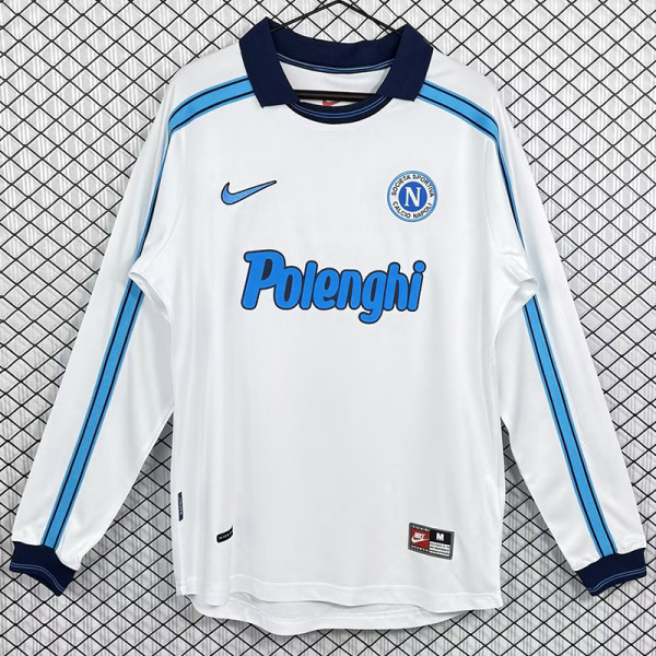 1998-1999 Napoli Away Long Sleeve Retro Soccer Jersey (长袖)