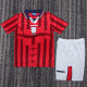 1998 England Away Kids Retro Soccer Jersey