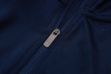 25-26 Marseille Royal blue Half Pull Tracksuit #B25153(半拉链)