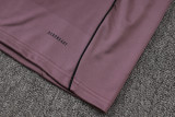 25-26 RMA Gray Purple Half Pull Tracksuit #B25151(半拉链)