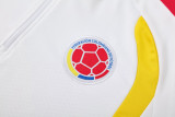 26-27 Colombia White Half Pull Tracksuit (半拉链)