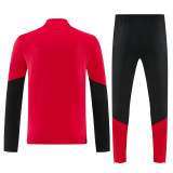 26-27 Germany Red Half Pull Tracksuit (半拉链)