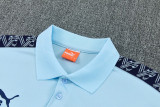 26-27 Man City Light blue Short shirts and Long trousers Suit