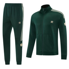 2026 AD Dark green Jacket Tracksuit #AJ24