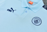 26-27 Man City Light blue Short shirts and Long trousers Suit