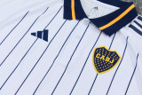 26-27 Boca Juniors White Short shirts and Long trousers Suit