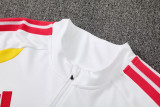 26-27 Colombia White Half Pull Tracksuit (半拉链)